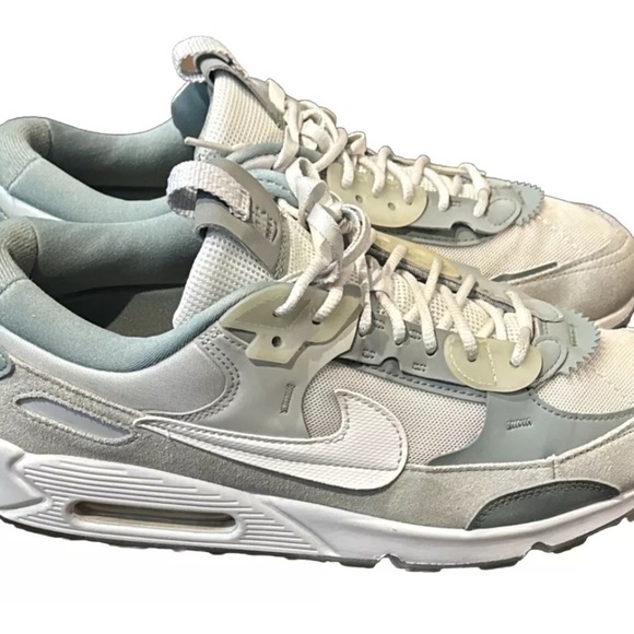 Nike Air Max 90 Futura Mint Grey Green Women's DM9922-105 Size 11 EUC - Picture 5 of 9